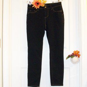SOLD! d. jeans Sz 4 Skinny Stretch Jeans 26" Inseam Dark Indigo Blue
